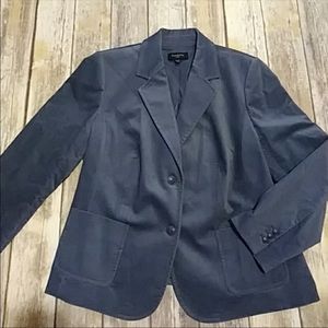 Beautiful Steal Blue Talbots Blazer 18W